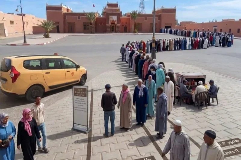 أزمة سيارات الأجرة تخنق الخط الرابط بين تازناخت وإزناكن بورزازات
